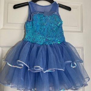 Weissman Dance tutu in blue small child